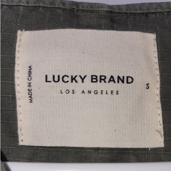 Lucky Brand Green Tencel Oversized Hooded Jacket NWT Women’s Size Small - Picture 4 of 16